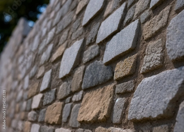 Fototapeta Wallpaper stoned. Background and texture. Generative AI