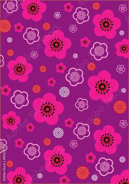 Fototapeta Flower pattern