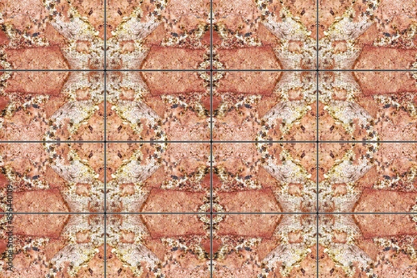 Fototapeta close up background image of beautiful empty granite tiled surface