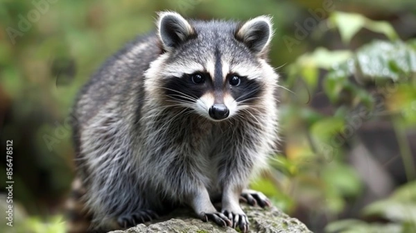 Obraz Raccoon in nature