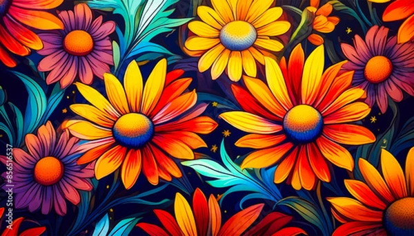 Fototapeta flower background