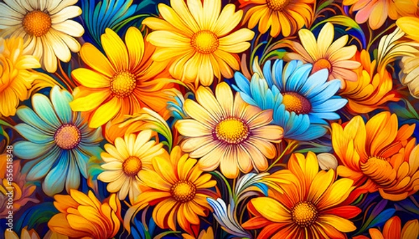 Obraz flower background