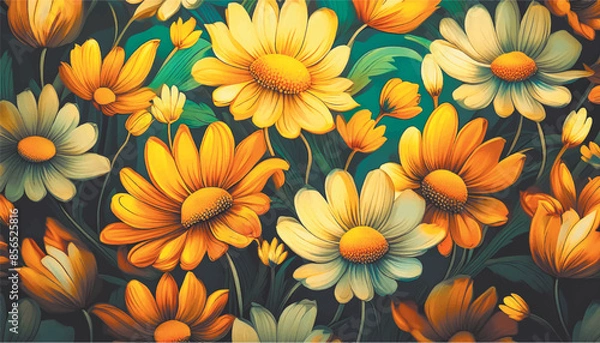 Fototapeta flower background