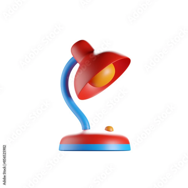 Fototapeta Table Lamp 3D Render Isolated Images