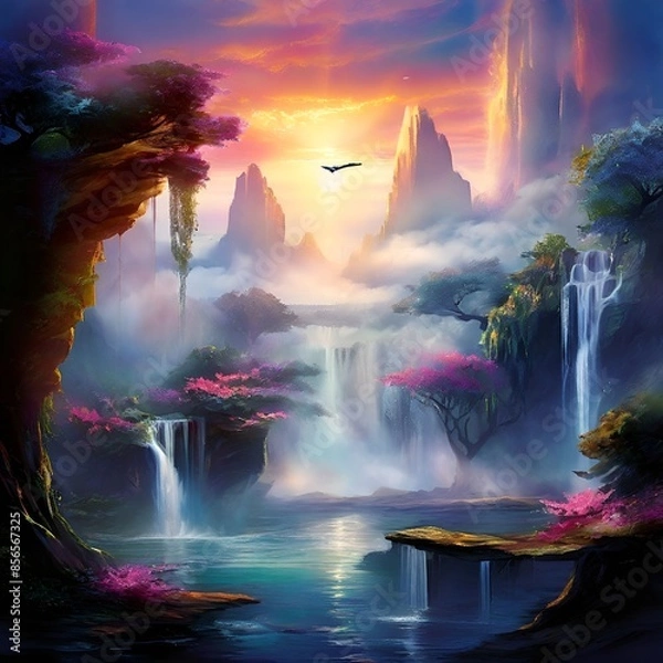 Obraz fantasy landscape