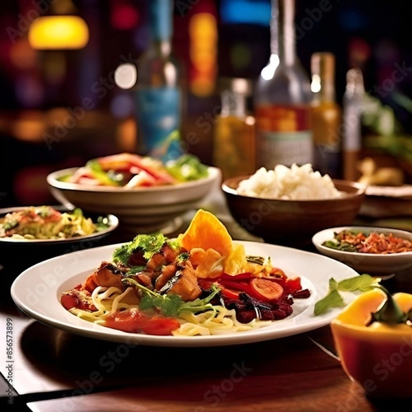 Obraz cuisines over the world 