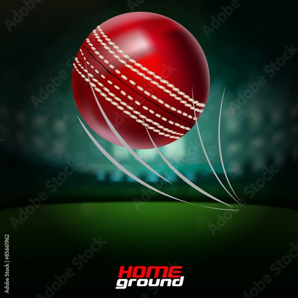 Fototapeta Cricket Ball
All elements are in separate layers and grouped.