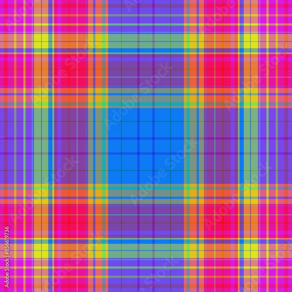 Fototapeta Tartan pattern,Plaid colored seamless pattern,EPS 10.