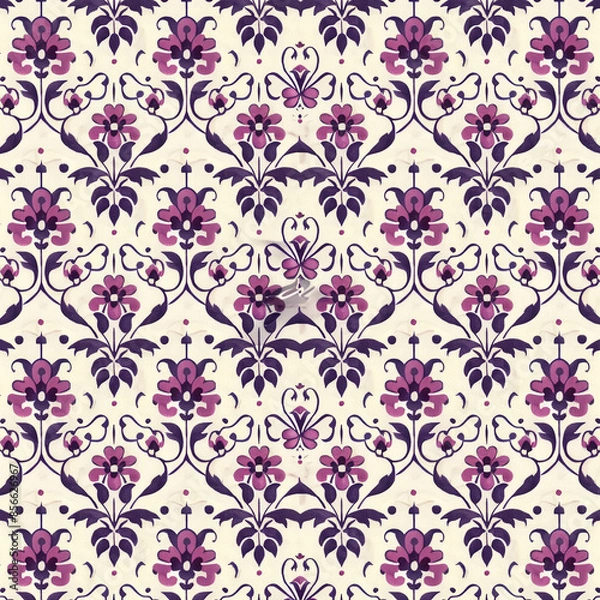 Obraz Timeless Patterns: An Elegant Collection of Floral and Geometric Designs