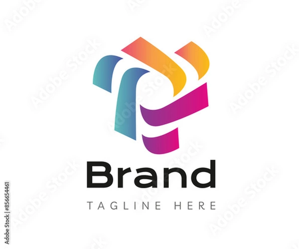 Obraz Letter T logo icon design template elements. Usable for Branding and Business Logos.
