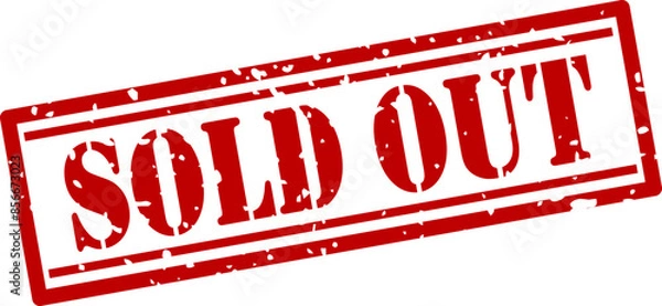 Obraz Grunge Sold Out Stamp