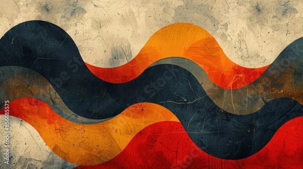 Fototapeta Textures and Patterns Graphic Element: An illustration featuring a graphic element with a pattern