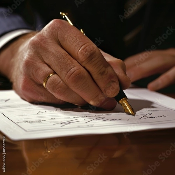 Obraz Sealing the Agreement