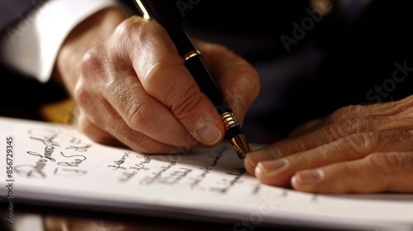 Obraz Elegant Contract Signing