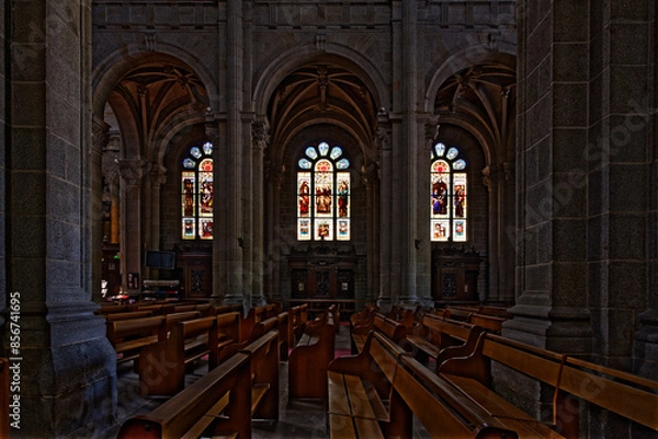 Obraz Vitraux de l'église d'Auray
