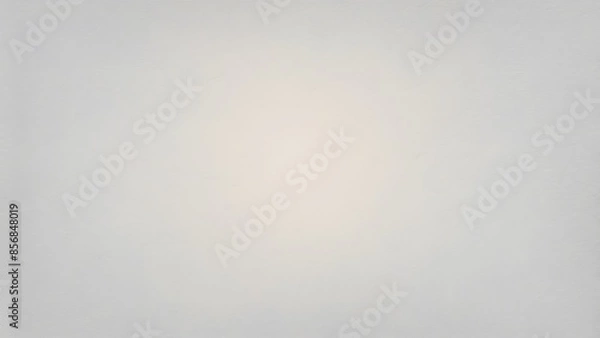 Fototapeta Grey wall background with smooth texture, bright center and black vignette border, elegant grey color in old vintage style