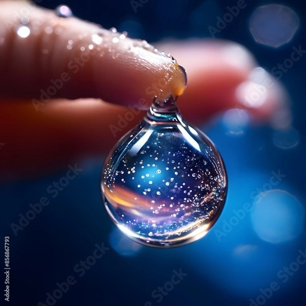 Fototapeta bottle with drops