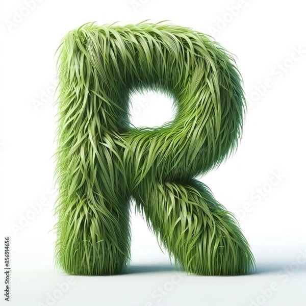 Obraz Grass green letters