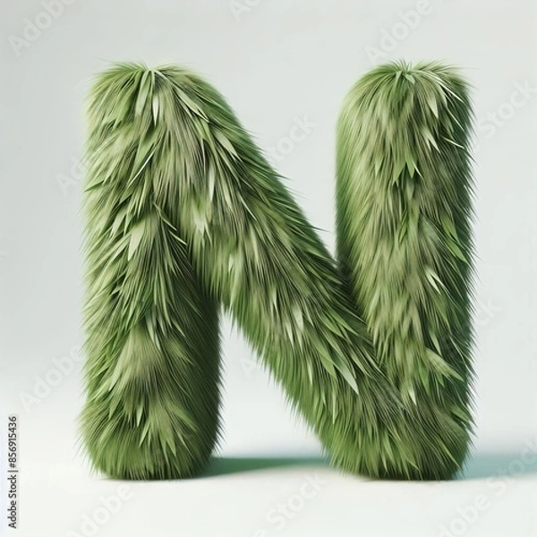 Obraz Grass green letters