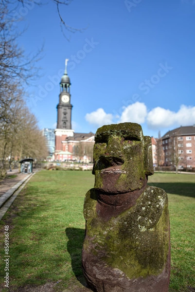 Fototapeta Hamburg x Statue 2