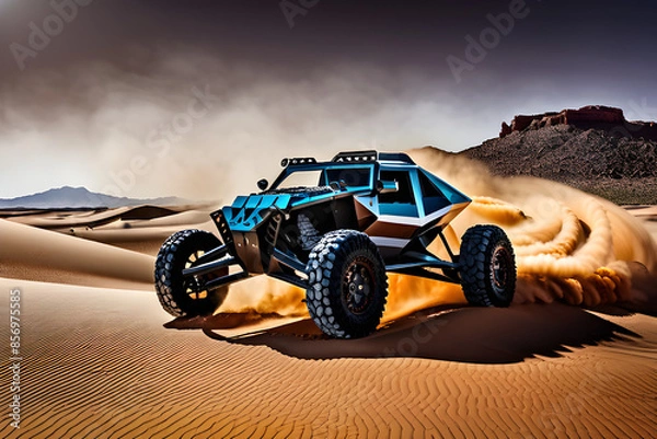 Fototapeta 사막의 전갈 Generative AI