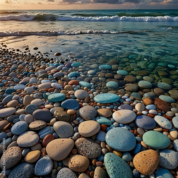 Obraz stones on the beach