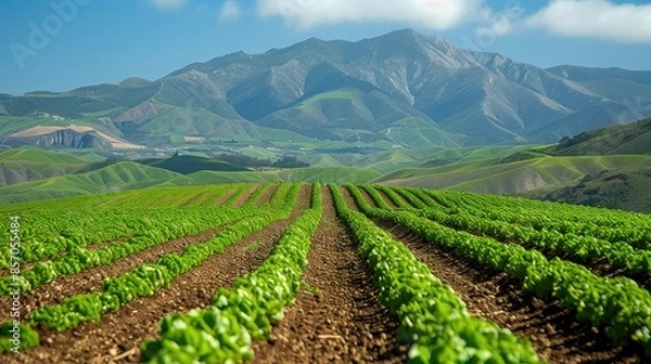 Fototapeta Sustainable Farming at its Best