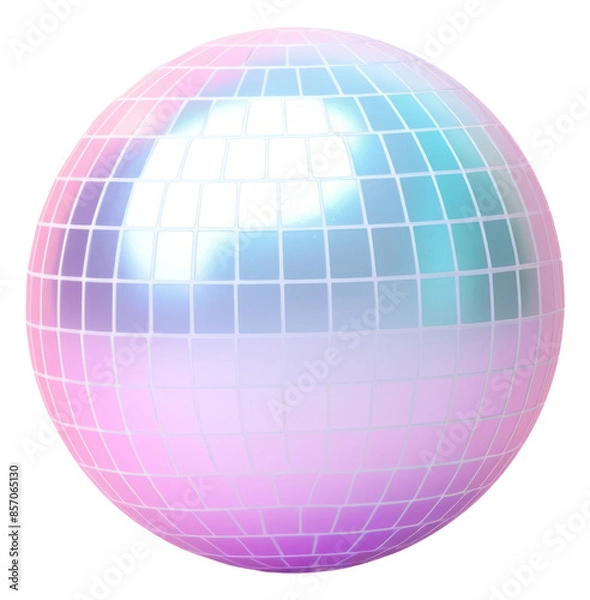 Fototapeta PNG Sphere disco toy white background