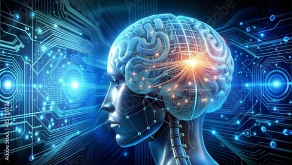 Fototapeta artificial intelligence