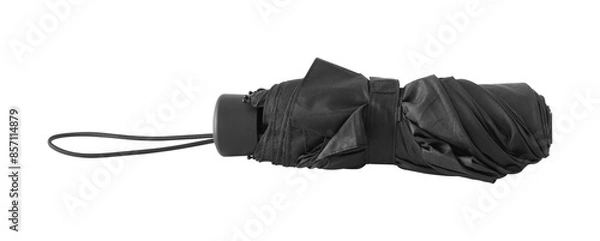 Fototapeta Folding umbrella isolated from background