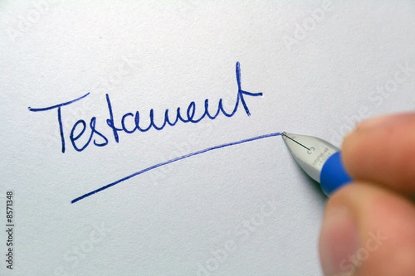 Fototapeta Eigenes Testament