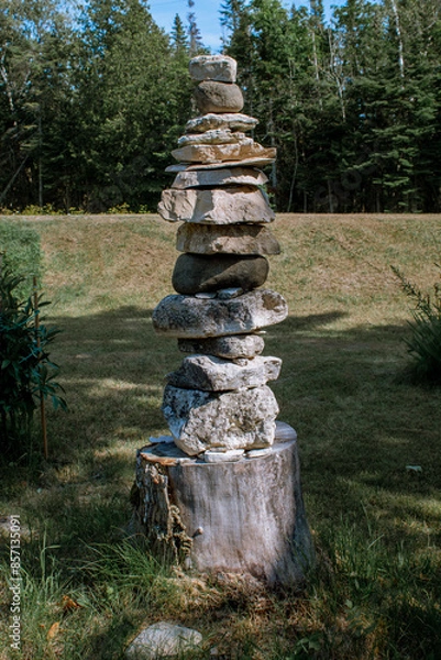 Fototapeta Rock Cairn 