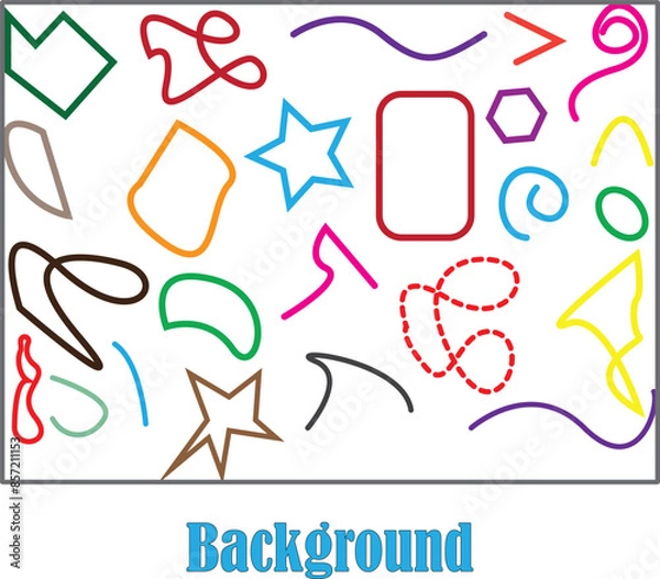 Obraz This is simple and vector color background and it is editable.