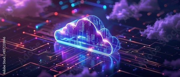 Fototapeta AI-powered fraud prevention in cloud environments