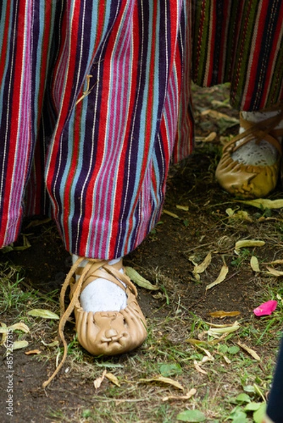 Fototapeta Song festival 2023 in Latvia, in the central park of Riga, Ligo holidays with latvian folk costumes and music