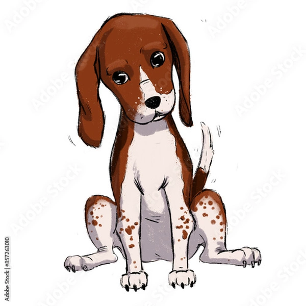 Obraz Curious Beagle 