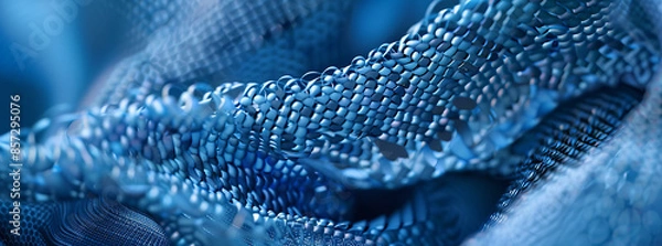Fototapeta A close-up photo reveals the difficult things intricate patterns and vivid colors, highlighting the delicate scales and fine textures with high clarity.