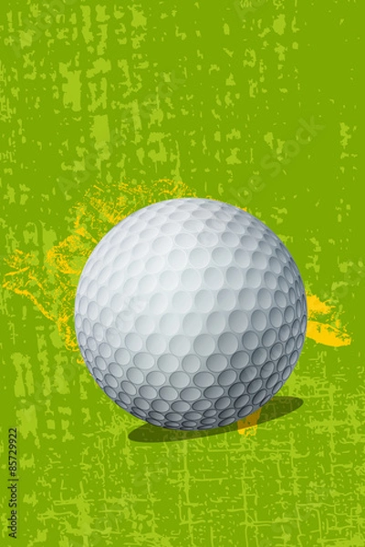 Fototapeta Golf Ball
All elements are in separate layers and grouped.