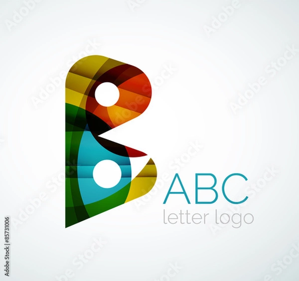Fototapeta Vector letter logo