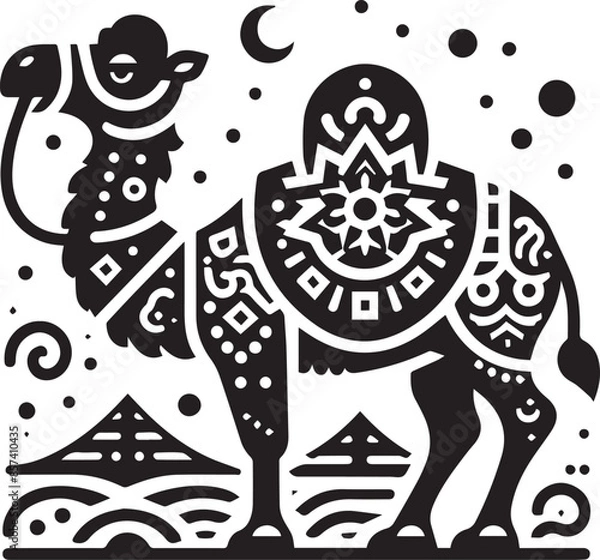 Fototapeta Camel vector 
