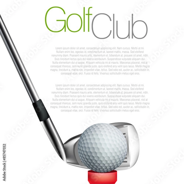 Obraz Golf Background
All elements are in separate layers and grouped.
