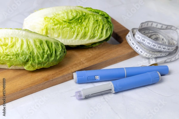 Obraz Ozempic Insulin injection pen for diabetics and weight loss.