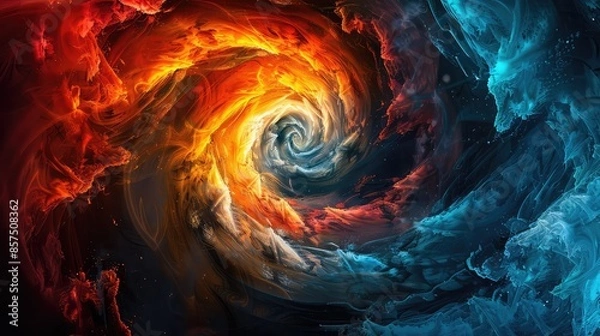 Obraz Chromatic Whirlwind