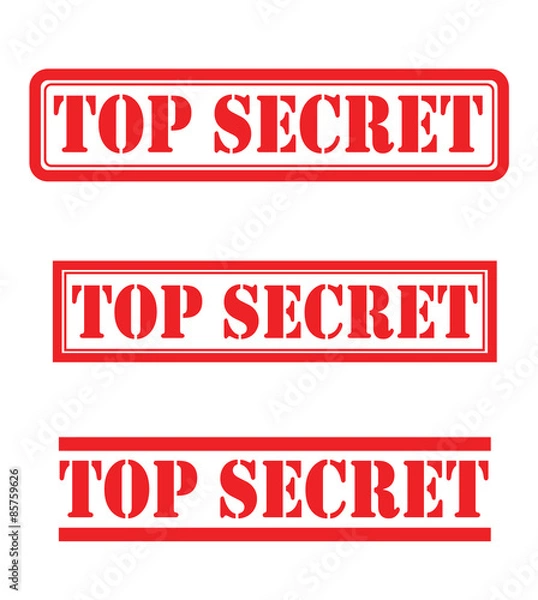 Obraz Top secret set