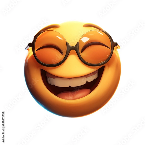 Obraz Laughing emoji expression