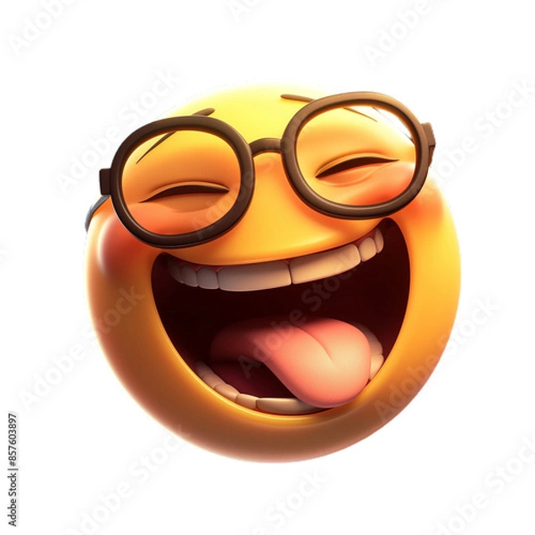 Obraz Laughing emoji expression