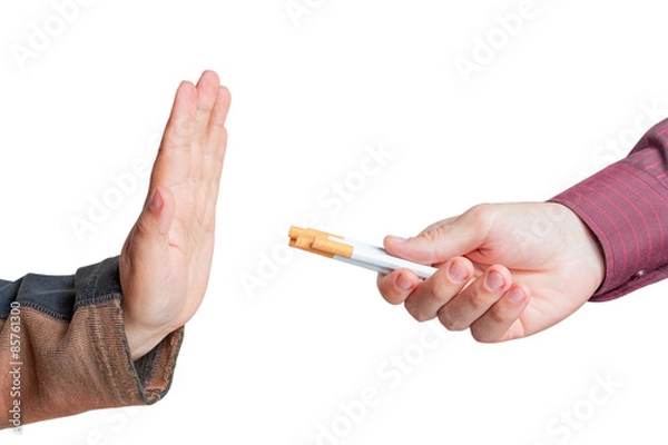Obraz Man give up cigarettes