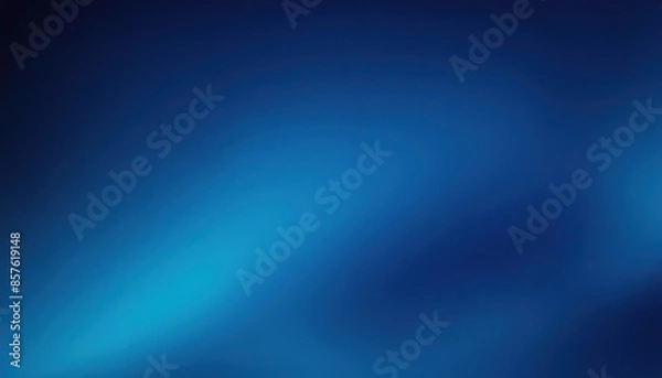 Fototapeta Modern blue abstract background, the look of stainless steel, circular lines on a blue background