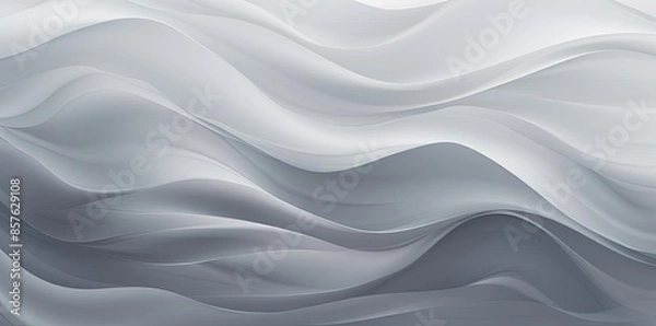 Fototapeta grey gradient background with a lot of waves