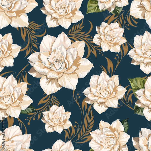 Obraz flower seamless patterns